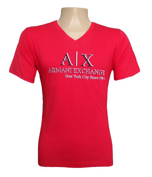 Camisa Armani Exchange Vermelha